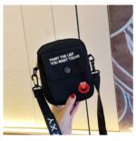 2025 New Japanese-Style Canvas Crossbody Bag Cartoon Cute Female Student Shoulder Small Bag Trendy Versatile Phone Bag - Image 4