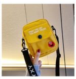 2025 New Japanese-Style Canvas Crossbody Bag Cartoon Cute Female Student Shoulder Small Bag Trendy Versatile Phone Bag - Image 2