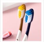 Special hard hair toothbrush big head super hard tooth stain male and female adult toothbrush middle elderly hard hair big head toothbrush