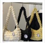 Small bag, shoulder bag, fashionable handheld one-shoulder bag, underarm bag, city style