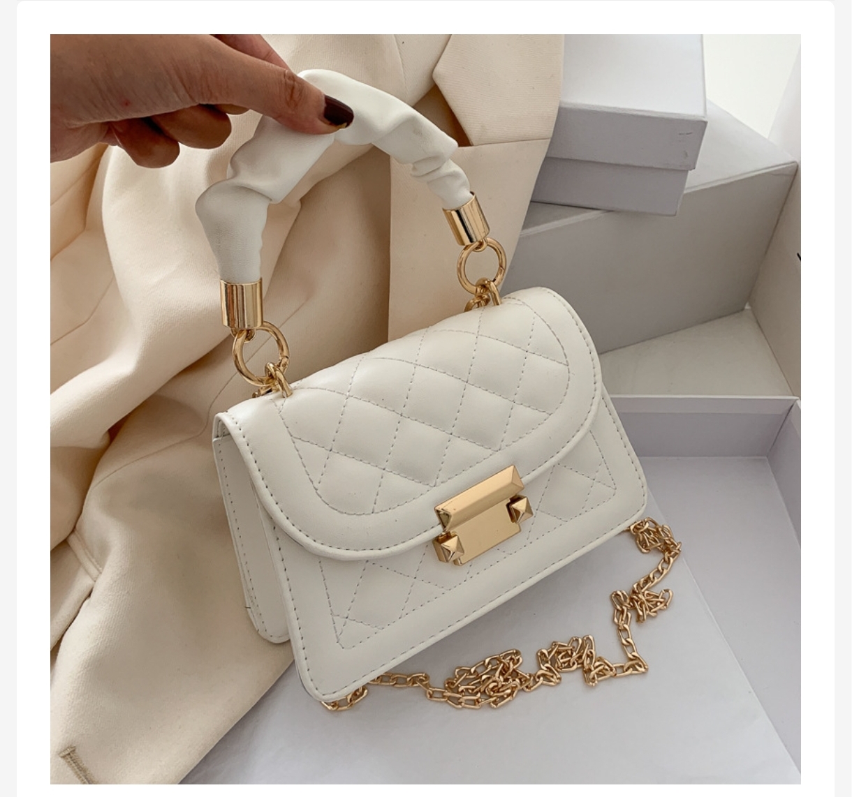 Screenshot_2025-10-15-19-14-27-198_wholesaleplus.com.bd-edit Fashionable universal brand chain, handheld shoulder bag, Korean style, internet celebrity - Image 1