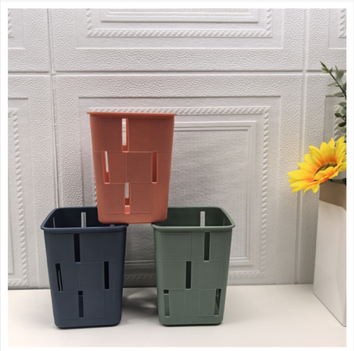 Screenshot_2025-10-15-19-36-14-355_skybuy.becommerce.com.bd-edit Wholesale Linyi Department Store Plastic Square Storage Basket Pen Storage Basket Household Eyebrow Pen Storage Basket Office Storage Basket - Image 1