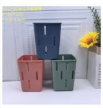 Wholesale Linyi Department Store Plastic Square Storage Basket Pen Storage Basket Household Eyebrow Pen Storage Basket Office Storage Basket - Image 3