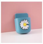 Cute cartoon remote control storage box bedside mobile phone hanger stationery makeup brush wall hanging rack wholesale - Image 4