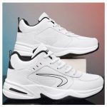 Large Size Men's Shoes Autumn and Winter Full Leather Shoes Traditional Retro Sports Shoes Adult Travel Shoes Anti-Slip Bottom Running Shoes